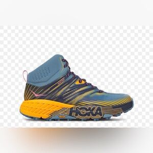 HOKA One One Speedgoat Mid 2 GTX 1106533 Women's Sz 8 .5 Mid Cut GORE-TEX Vibram